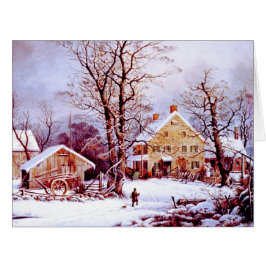 Felices Fiestas. Tarjetas de Navidades de escenas 