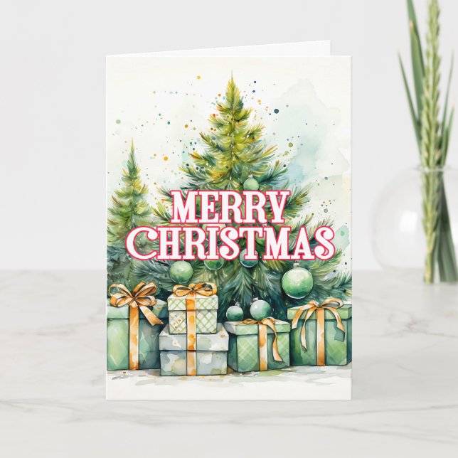 Felices fiestas y Feliz Navidad (Anverso)