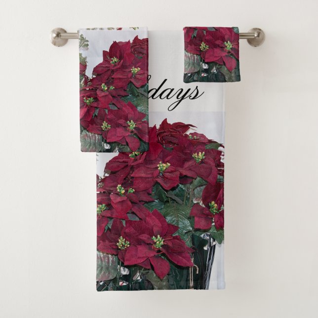 Felices fiestas y Navidades Plantas de Poinsettia (In situ)