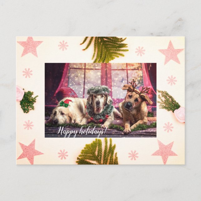 Felices Fiestas Yappy, Tarjeta Navideña para Masco (Anverso)