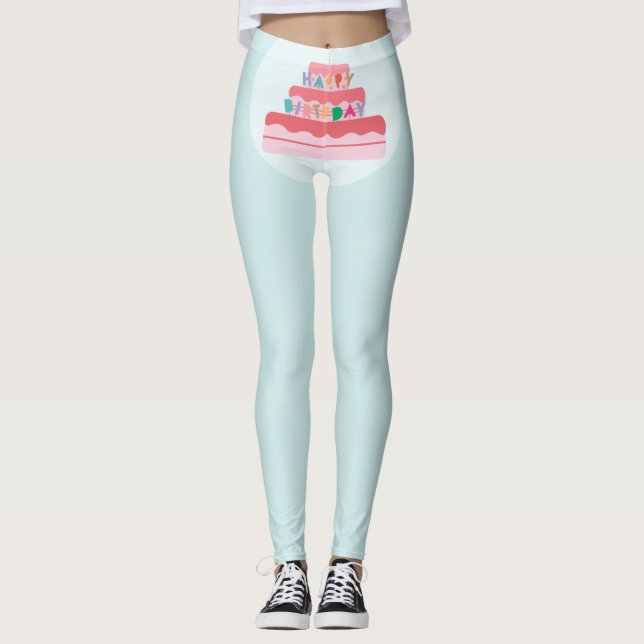 Felices Leggings de cumpleaños (Anverso)