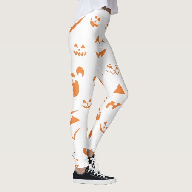 Felices Leggings De Halloween Para La Moda De Las  (Derecha)