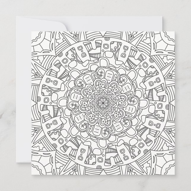 Felices mollejas: Tarjeta plana de color detallada (Anverso)