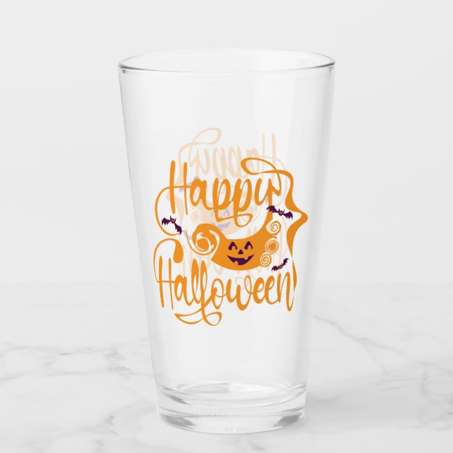 Felices murciélagos de Halloween jack o lantern (Anverso)