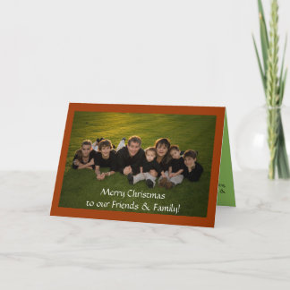 Felices Navidad a nuestros amigos y familia