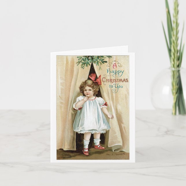 Felices Navidad a usted - Ellen Clapsaddle (Anverso)