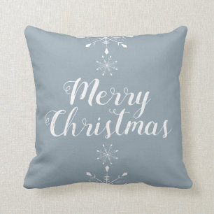 ¡FELICES NAVIDAD! Almohada del copo de nieve