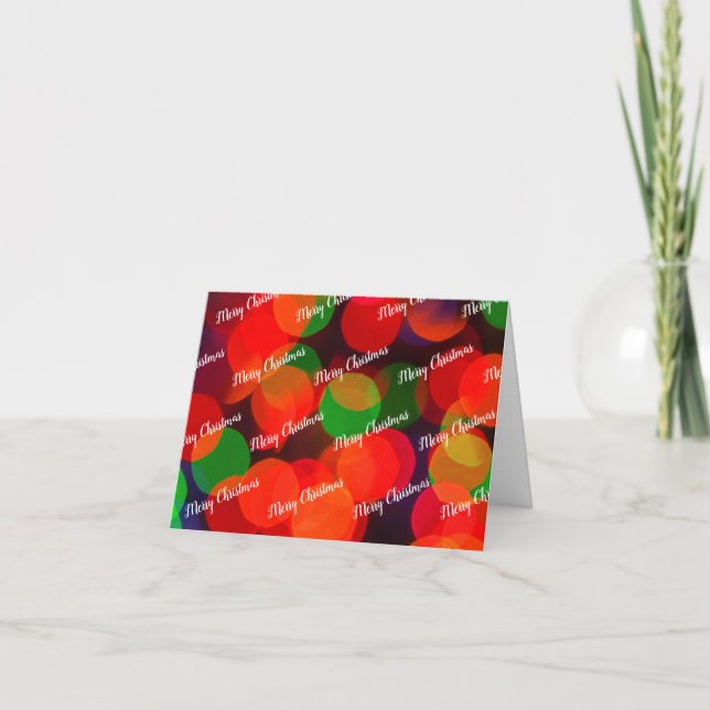 Felices Navidad Bokeh (Anverso)