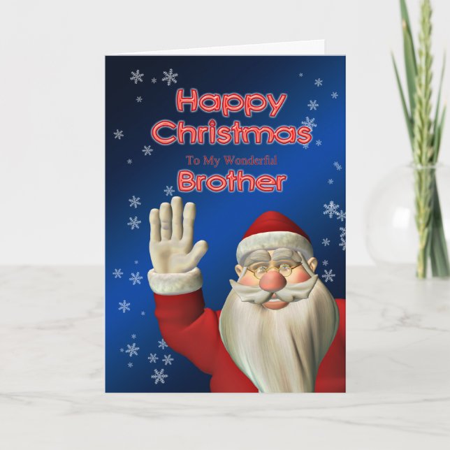 Felices Navidad Brother, el agitar de Santa (Anverso)