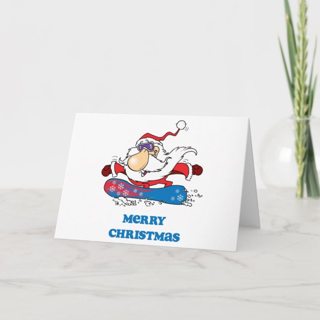 Felices Navidad de BoardChick Santa (Anverso)