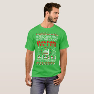 Felices Navidad de camisetas feas del suéter de la