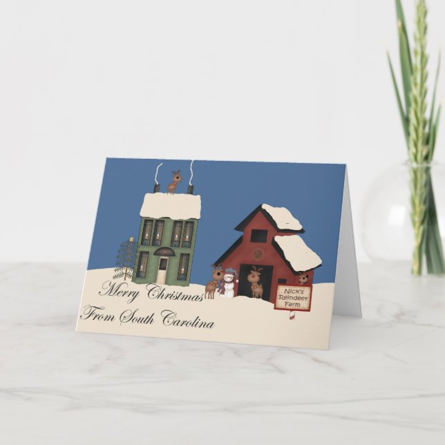 Felices Navidad de Carolina del Sur (Anverso)
