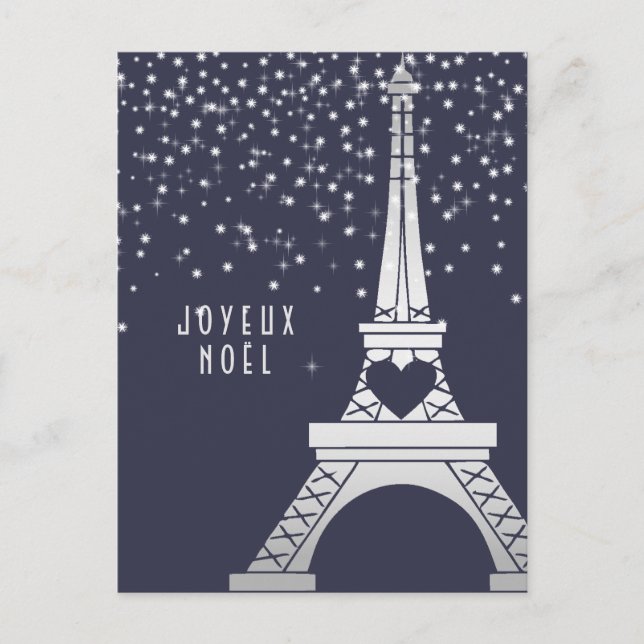 Felices Navidad de Joyeux Noel el | de París en (Anverso)