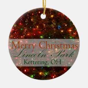 Felices Navidad de Kettering, ornamento de Ohio