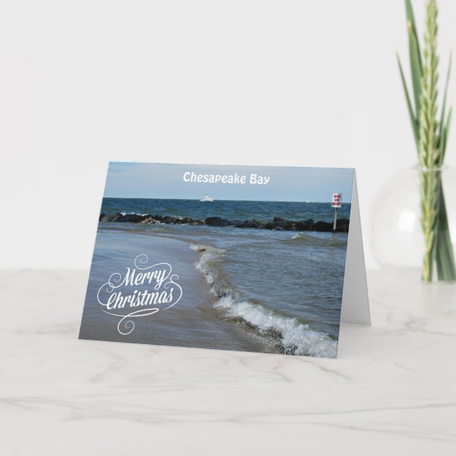 Felices Navidad de la bahía de Chesapeake (Anverso)