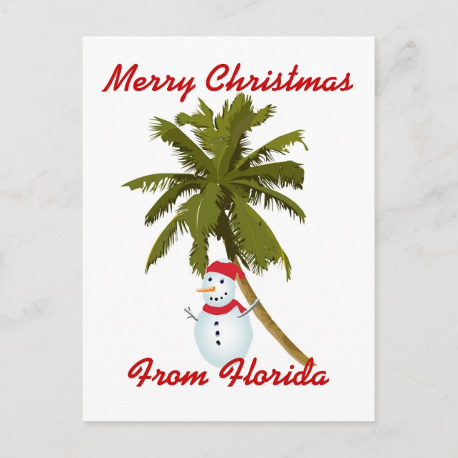 Felices Navidad de la Florida (Anverso)