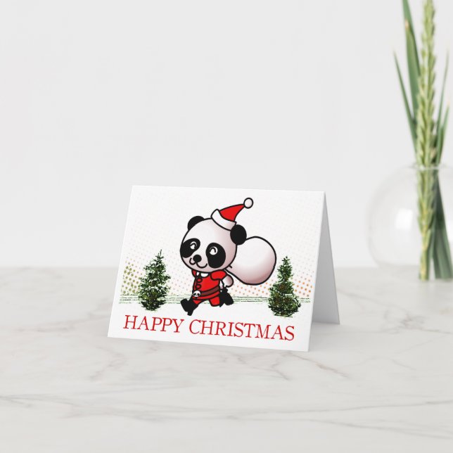 Felices Navidad de la panda linda (Anverso)