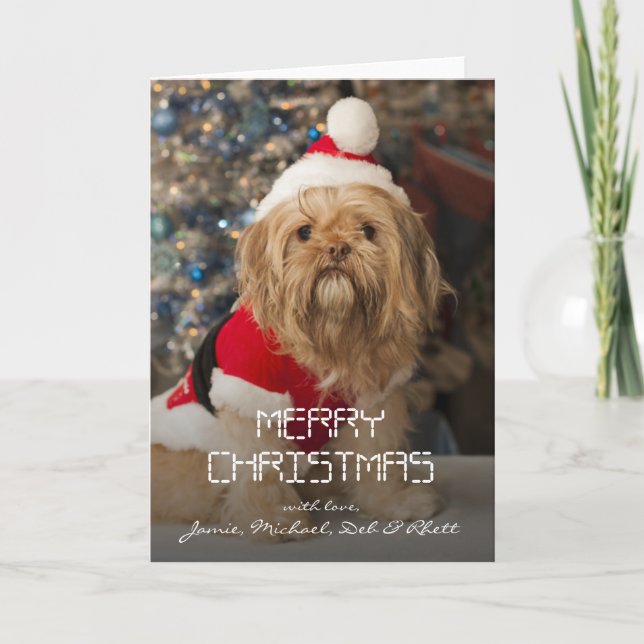 Felices Navidad de las patas de Santa (Anverso)