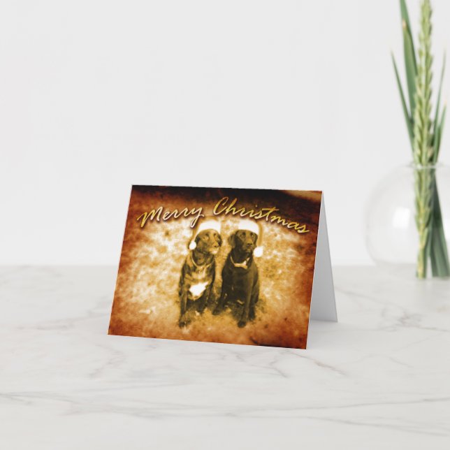 Felices Navidad de los perros de la granja (Anverso)