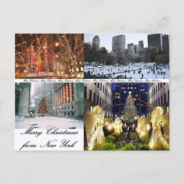 Felices Navidad de Nueva York (Anverso)