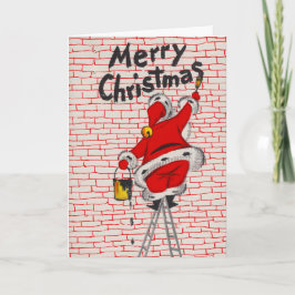 Felices Navidad de Santa del vintage