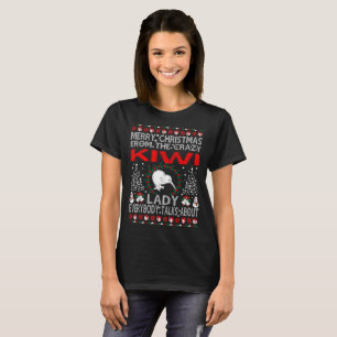Felices Navidad de señora Ugly Sweater Tshirt del