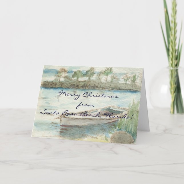 ¡Felices Navidad de Walton del sur, la Florida! (Anverso)