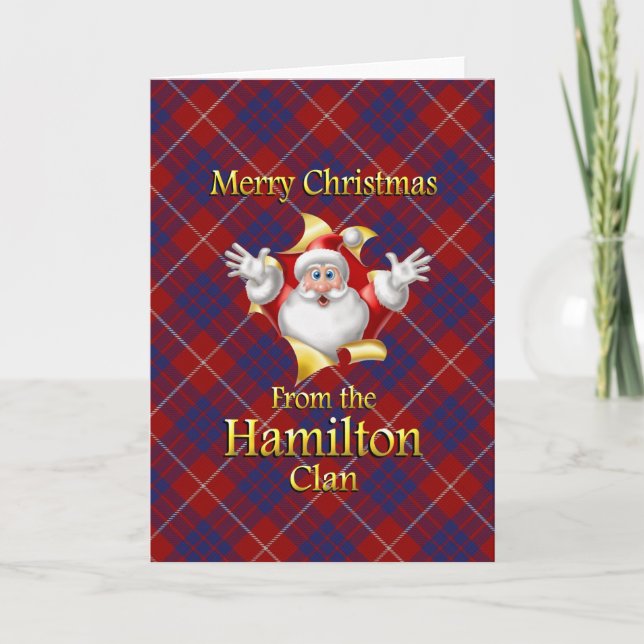 Felices Navidad del clan de Hamilton (Anverso)