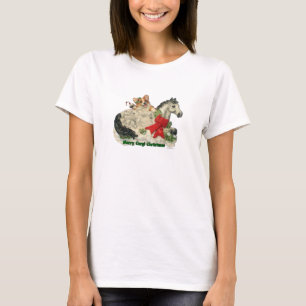 "Felices Navidad del Corgi!" Camiseta del Corgi y
