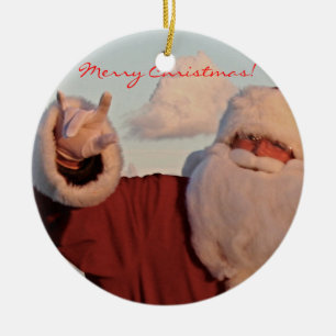 ¡Felices Navidad del ORNAMENTO de SANTA!