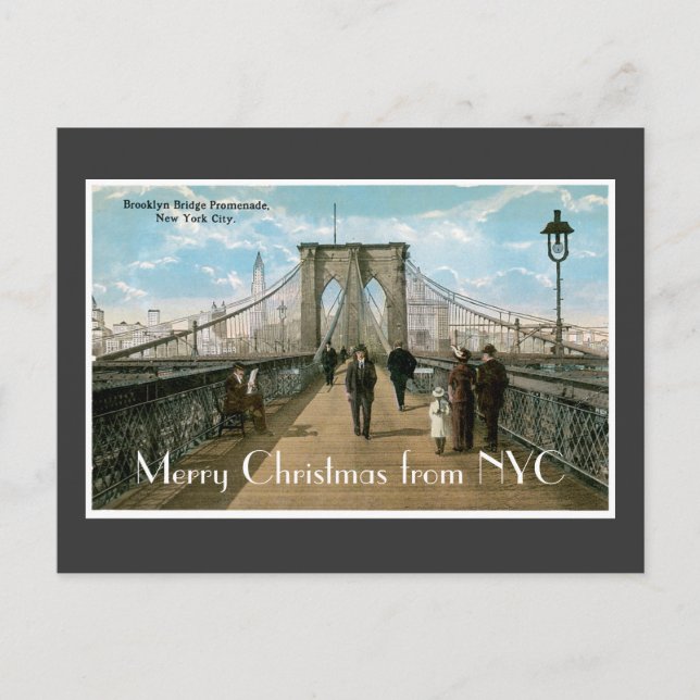 Felices Navidad del puente de Brooklyn (Anverso)