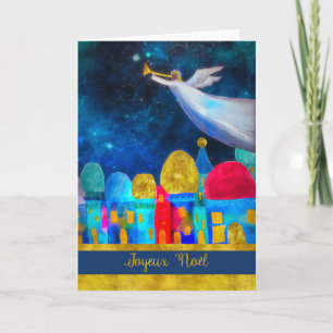 Felices Navidad en francés, Joyeux Noël, ángel