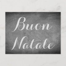 Felices Navidad en tipografía italiana de la
