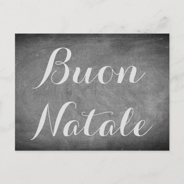 Felices Navidad en tipografía italiana de la (Anverso)