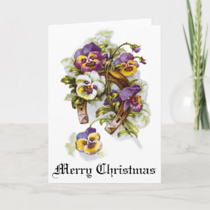 Felices Navidad florales