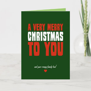 Felices Navidad muy a usted