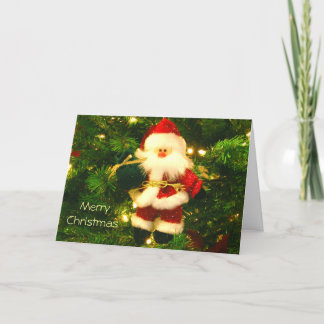 Felices Navidad - ornamento de Santa