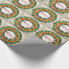 Felices Navidad Pickleball 1 papel de embalaje