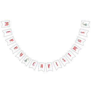 Felices Navidad que golpean la bandera