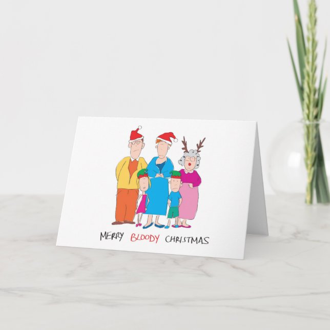 Felices Navidad sangrientos (Anverso)