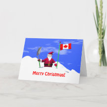 Felices Navidad Santa en Canadá