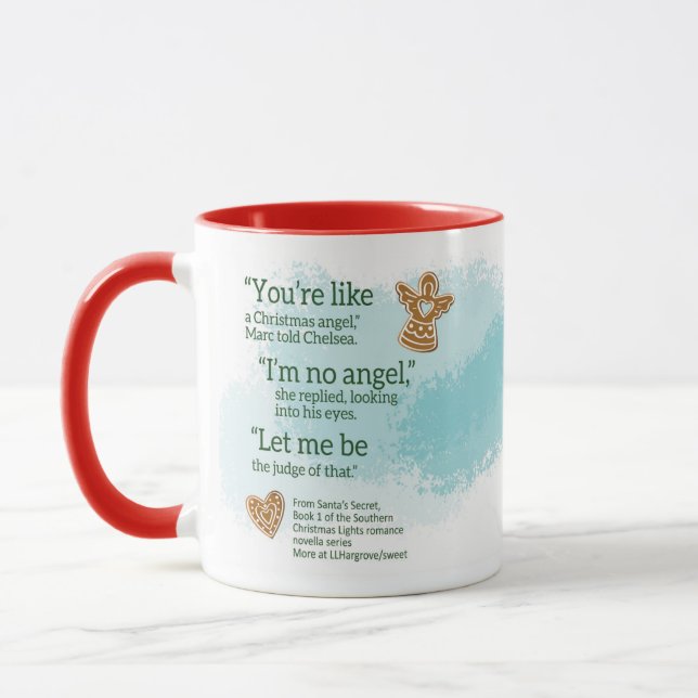 Felices Navidad, taza del ángel (Izquierda)