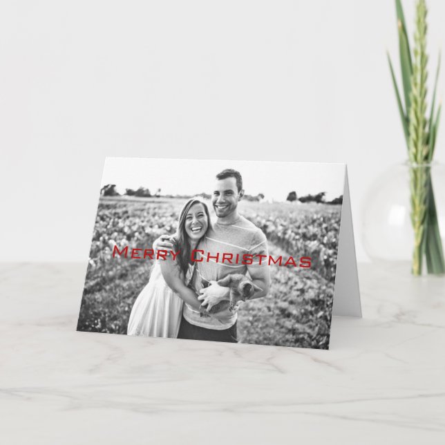 Felices Navidad usted tarjeta de felicitación (Anverso)