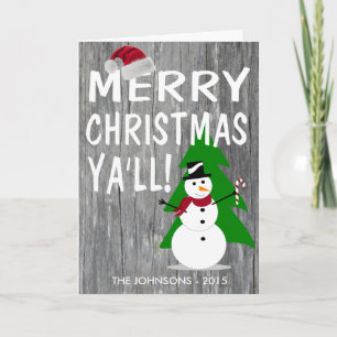 Felices Navidad usted tarjeta de felicitación de
