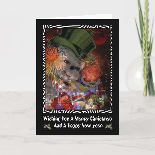 Felices Navidad y Feliz Año Nuevo (Anverso)