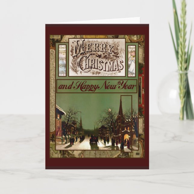 Felices Navidad y una Feliz Año Nuevo (Anverso)