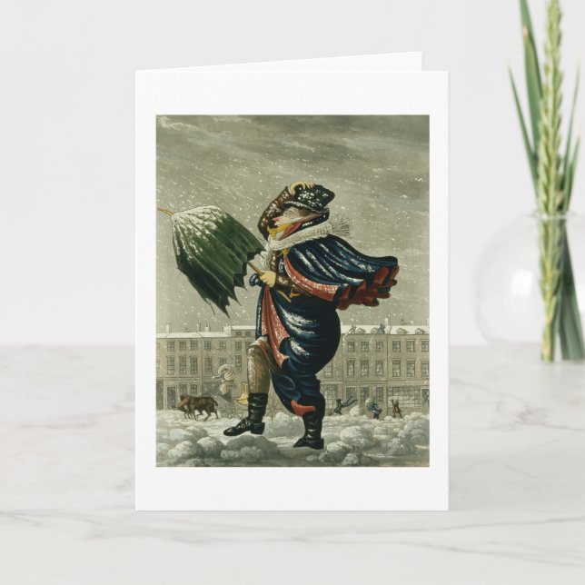 Felices Navidad y una Feliz Año Nuevo en Londres, (Anverso)