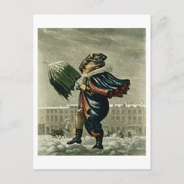 Felices Navidad y una Feliz Año Nuevo en Londres, (Anverso)