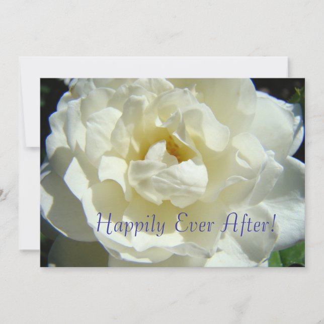 ¡Felices para Siempre! Anuncio de Boda Matrimonio (Anverso)