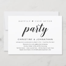 Felices para Siempre, Invitación de Boda para Fies